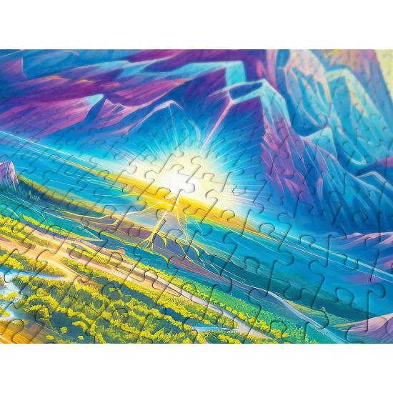 Puzzle Enjoy Floresta Pirâmides de 1000 peças Puzzle Enjoy Floresta Pirâmides de 1000 peças