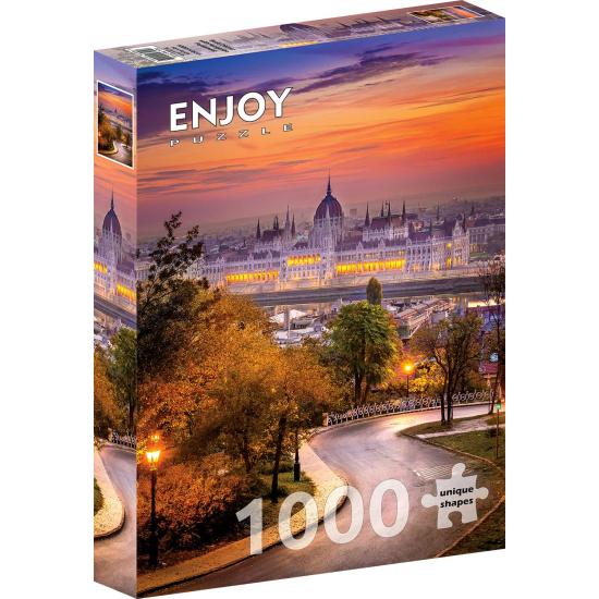 Puzzle Enjoy Buda, Parlamento Húngaro de 1000 Peças