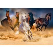 Puzzle Enjoy de Cavalos Correndo no Deserto 1000 Peças