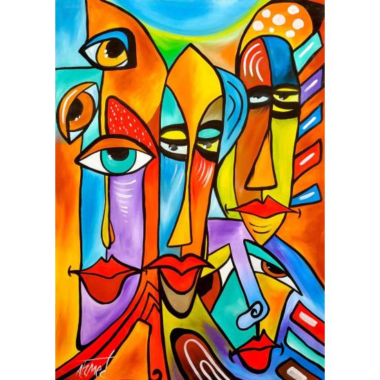 Puzzle Enjoy Caras Puntiagudas de 1000 Peças Puzzle Enjoy Caras Puntiagudas de 1000 Peças