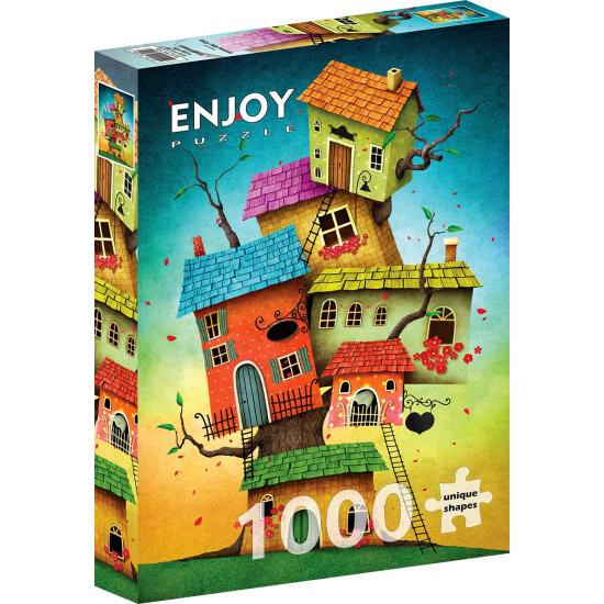 Puzzle Enjoy Casas de Conto de Fadas de 1000 Peças