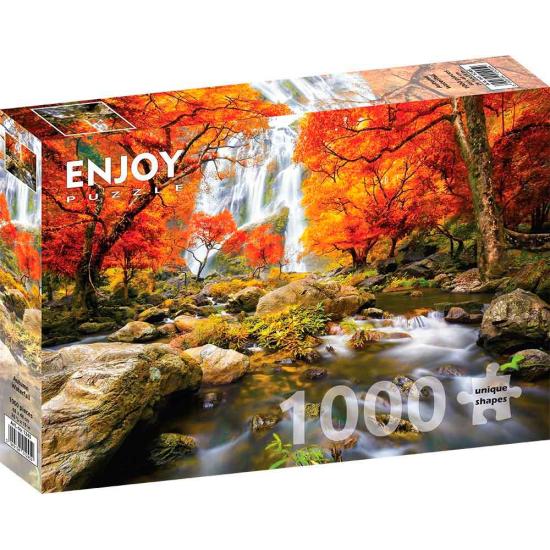 Puzzle Enjoy de cachoeira de outono 1000 peças