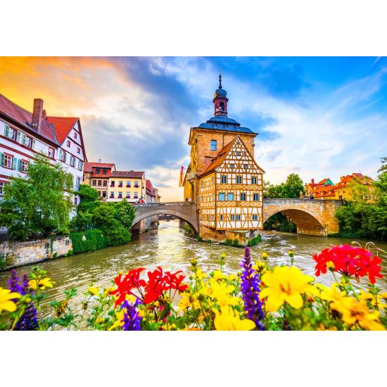 Puzzle Enjoy Centro Histórico de Bamberg, Alemanha de 1000 Peças