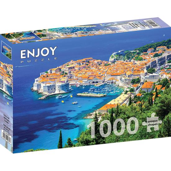 Puzzle Enjoy Cidade Velha de Dubrovnik Croacia de 1000 Peças Puzzle Enjoy Cidade Velha de Dubrovnik Croacia de 1000 Peças