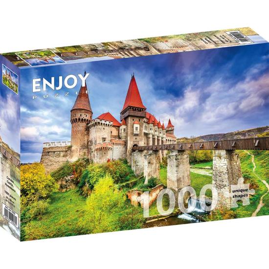 Puzzle Enjoy do Castelo de Corvin em Hunedoara, Romêni