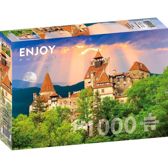 Puzzle Enjoy Castelo de Drácula em Bran, Romênia de 10
