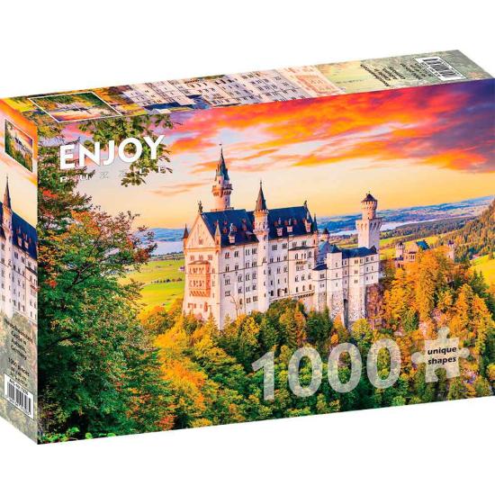 Puzzle Enjoy do Castelo de Neuschwanstein no outono de