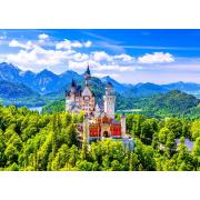 Puzzle Enjoy do Castelo de Neuschwanstein no verão de