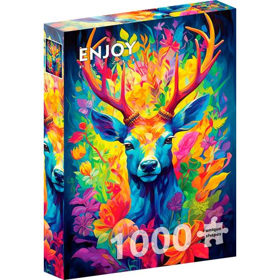 Puzzle Enjoy Veado Coroado de 1000 peças