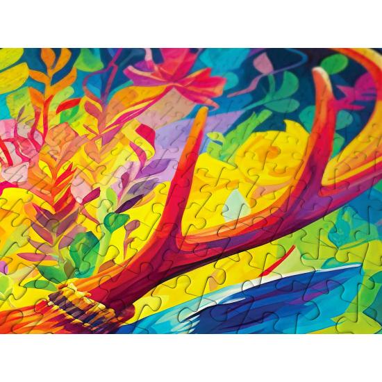 Puzzle Enjoy Veado Coroado de 1000 peças