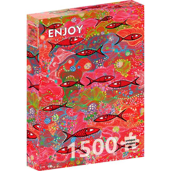 Puzzle Enjoy Vermelho Profundo de 1500 peças