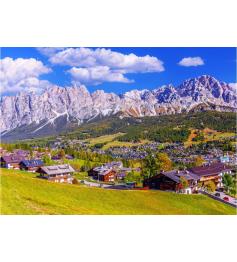 Puzzle Enjoy Cortina D'Ampezzo, Itália de 1000 peças