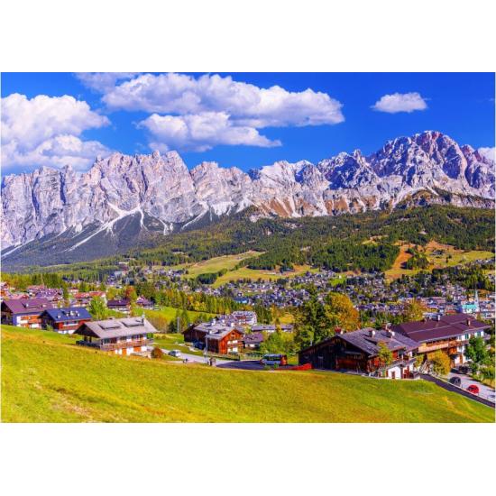 Puzzle Enjoy Cortina D'Ampezzo, Itália de 1000 peças