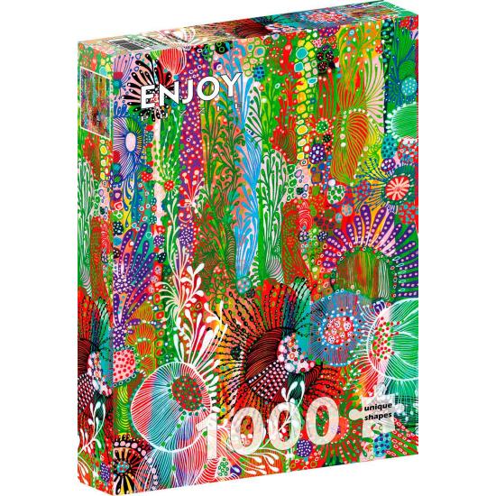 Puzzle Enjoy Cortina Floral de 1000 peças