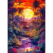 Puzzle Enjoy Crepúsculo Na Selva de 1000 peças