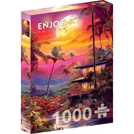 Puzzle Enjoy Crepúsculo Encantador de 1000 peças Puzzle Enjoy Crepúsculo Encantador de 1000 peças