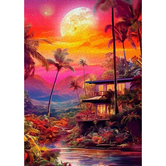 Puzzle Enjoy Crepúsculo Encantador de 1000 peças Puzzle Enjoy Crepúsculo Encantador de 1000 peças