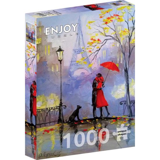 Puzzle Enjoy Dia Chuvoso em Paris de 1000 Peças Puzzle Enjoy Dia Chuvoso em Paris de 1000 Peças