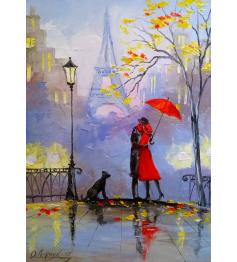 Puzzle Enjoy Dia Chuvoso em Paris de 1000 Peças