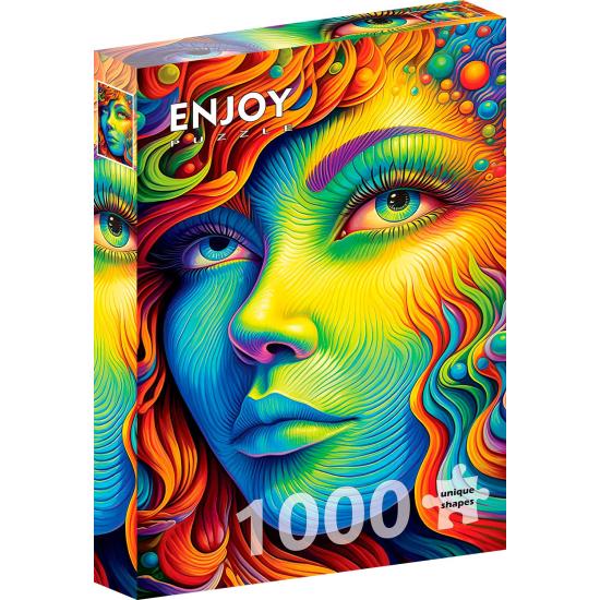 Puzzle Enjoy Senhora Pintada de 1000 peças