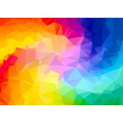 Puzzle Enjoy poligonal gradiente de cor de 1000 Pzs