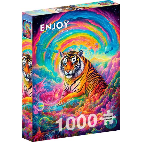 Puzzle Enjoy Onde Os Tigres Reinam de 1000 peças Puzzle Enjoy Onde Os Tigres Reinam de 1000 peças