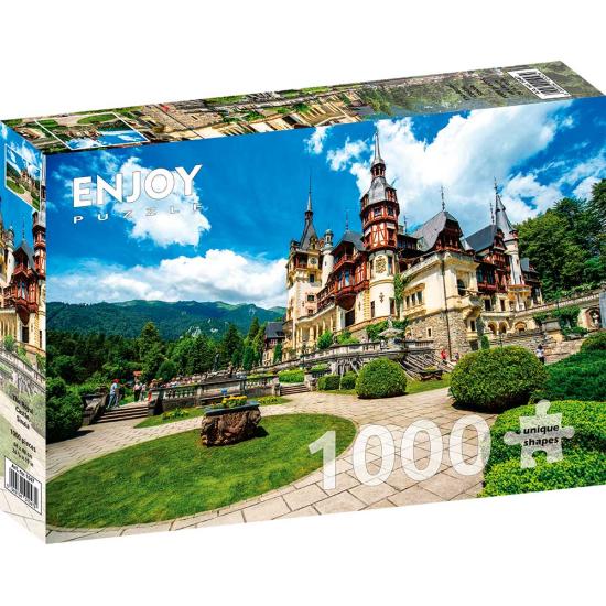 Puzzle Enjoy o castelo real em Sinaia, Romênia de 100