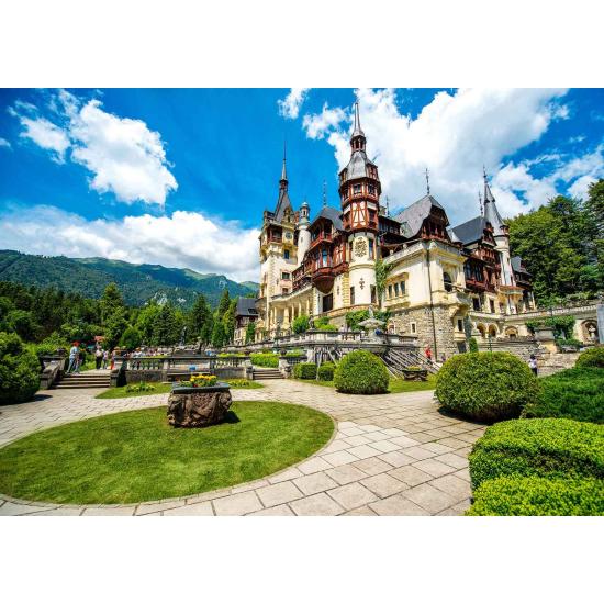 Puzzle Enjoy o castelo real em Sinaia, Romênia de 100