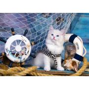 Puzzle Enjoy The Sailor Kitten 1000 Pçs