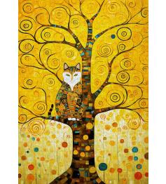 Puzzle Enjoy O Gato Na Árvore Da Vida De Klimt 1000 peças