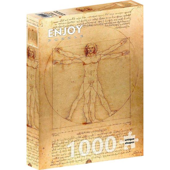 Puzzle Enjoy O Homem Vitruviano de 1000 Pzs