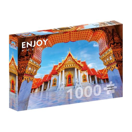 Puzzle Enjoy O Templo De Mármore, Bangkok de 1000 peças