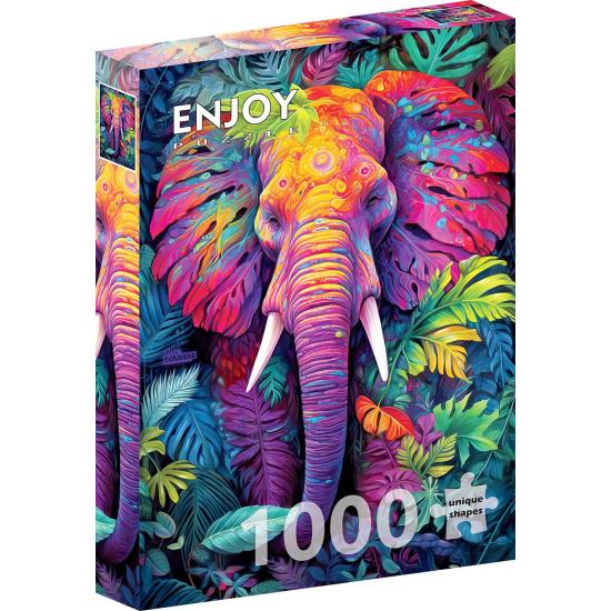 Puzzle Enjoy Elefante Disfarçado de 1000 peças