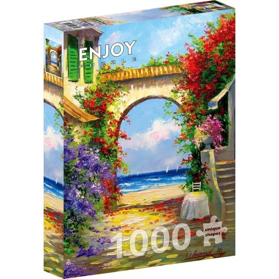 Puzzle Enjoy Na costa de 1000 Peças