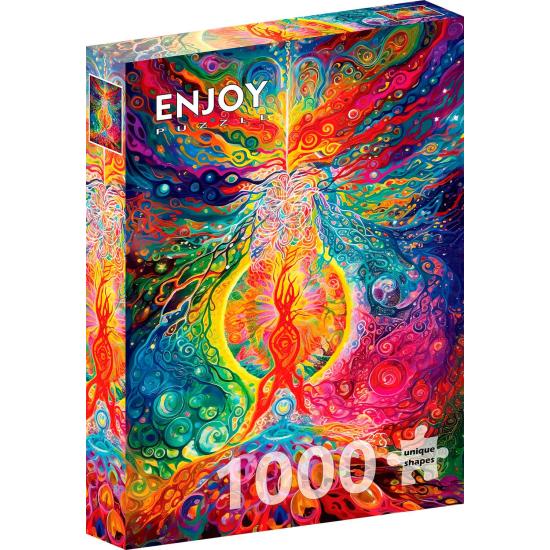 Puzzle Enjoy Epicentro Do Arco-Íris de 1000 peças Puzzle Enjoy Epicentro Do Arco-Íris de 1000 peças
