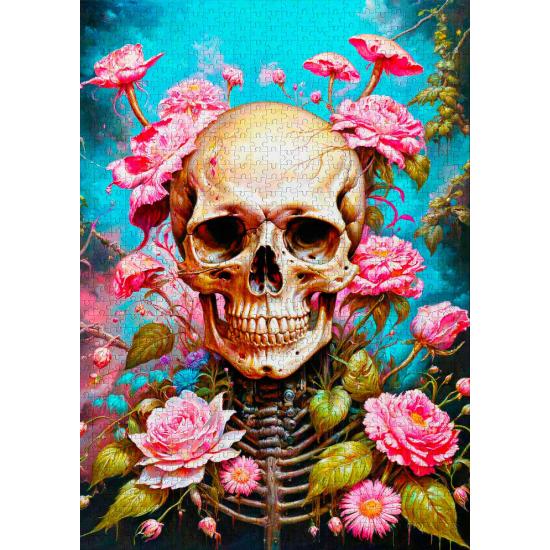 Puzzle Enjoy Esqueleto De Jardim de 1000 peças