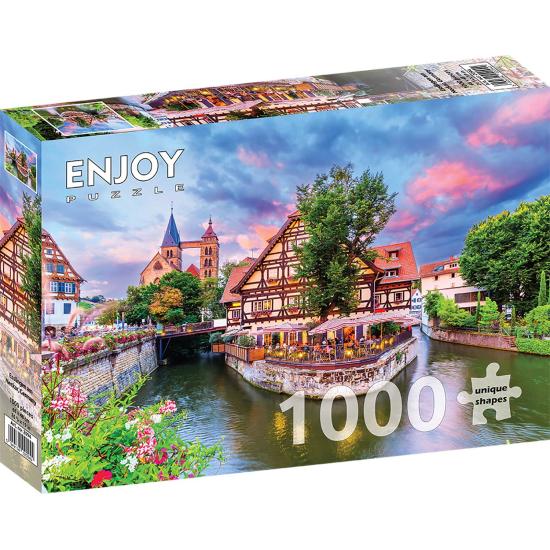 Puzzle Enjoy Esslingen am Neckar, Alemanha de 1000 Peças