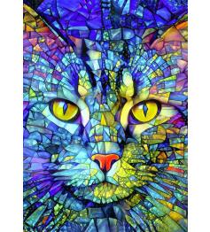 Puzzle Enjoy Fiona, A Gata Do Vitral de 1000 peças