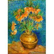 Puzzle Enjoy de Fritillaries Imperiais em um Vaso de C