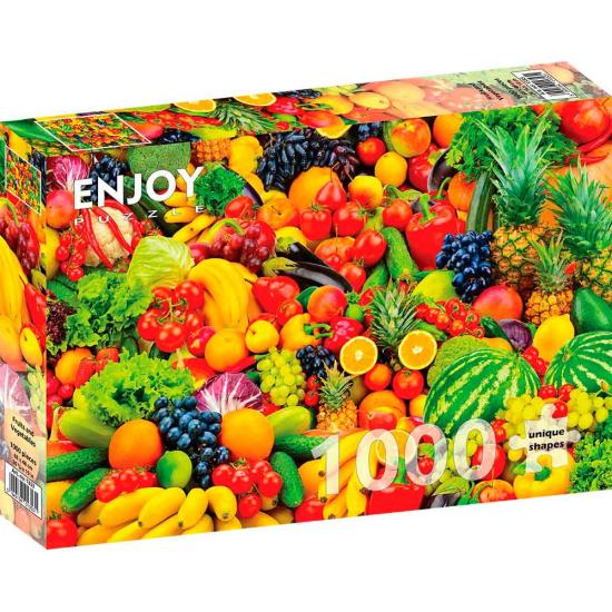 Puzzle Enjoy de frutas e legumes de 1000 peças Puzzle Enjoy de frutas e legumes de 1000 peças