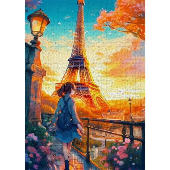 Puzzle Enjoy Desejo De Viajar Por Paris de 1000 peças