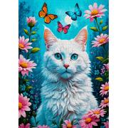 Puzzle Enjoy Gato Branco de 1000 peças