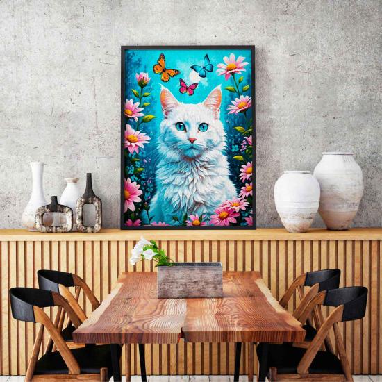 Puzzle Enjoy Gato Branco de 1000 peças Puzzle Enjoy Gato Branco de 1000 peças