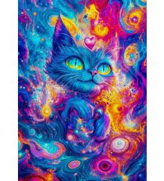 Puzzle Enjoy Gato Cósmico de 1000 peças