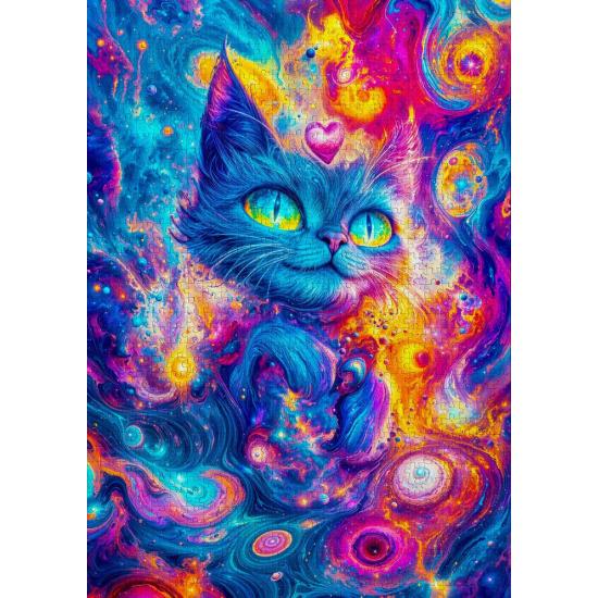 Puzzle Enjoy Gato Cósmico de 1000 peças