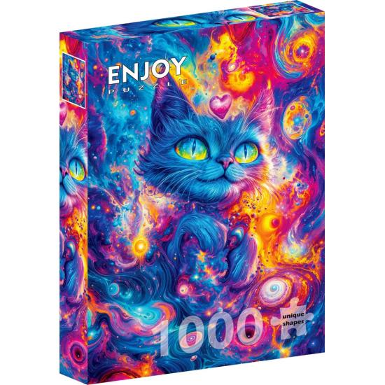 Puzzle Enjoy Gato Cósmico de 1000 peças
