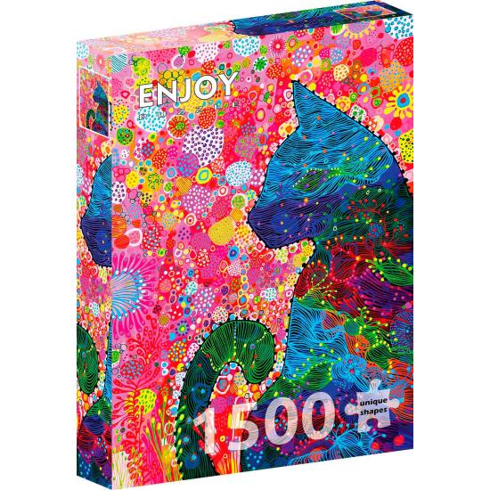 Puzzle Enjoy Gato Errante de 1500 peças Puzzle Enjoy Gato Errante de 1500 peças