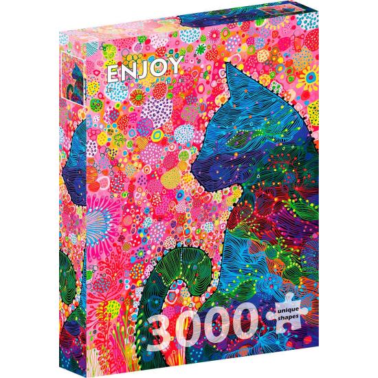 Puzzle Enjoy Gato Errante de 3000 peças Puzzle Enjoy Gato Errante de 3000 peças