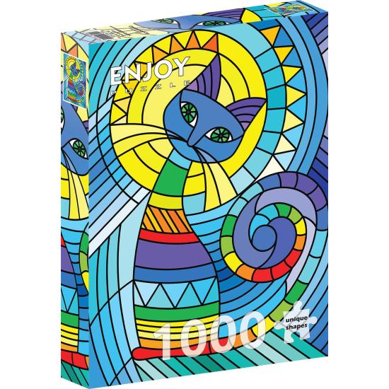 Puzzle Enjoy Gato Ornamental de 1000 Peças