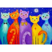 Puzzle Enjoy Gatos Sorridentes de 1000 Peças